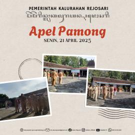 Apel Pamong Kalurahan Rejosari, Senin, 21 April 2025